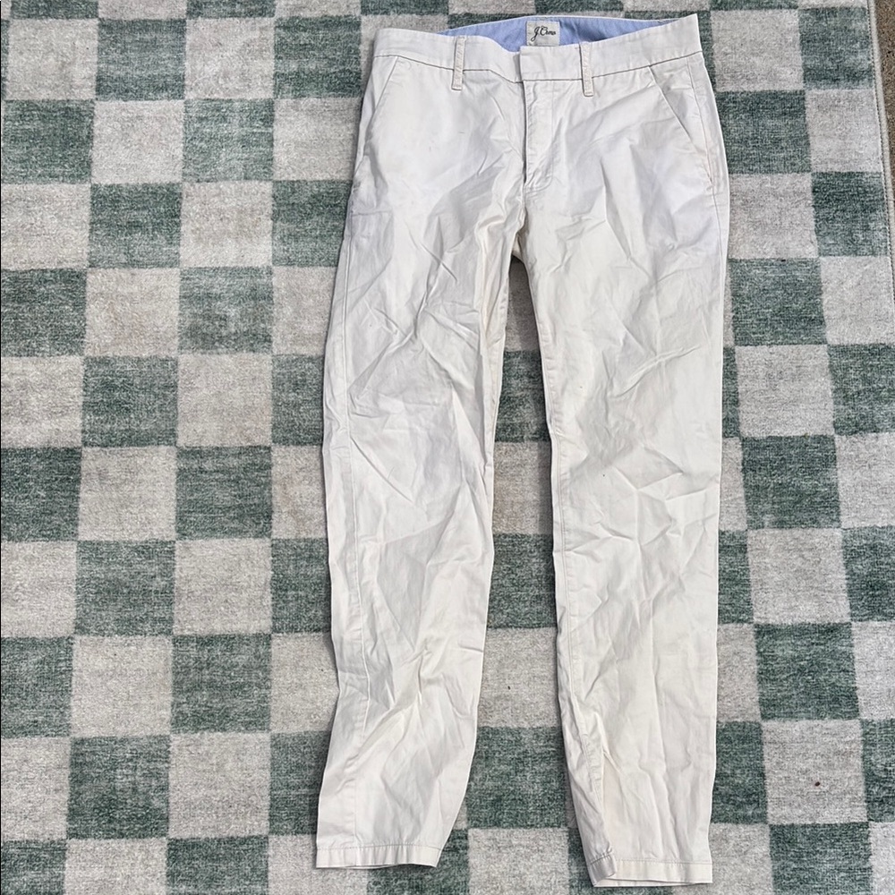 White business casual pants